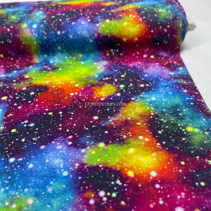 100% coton arc-en-ciel tissu galaxie espace planètes astrologie rideaux Star Wars