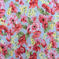 Floral Flowers Print Rose &amp; Hubble Dress Coton Patchwork Coussins Quilt Fabric