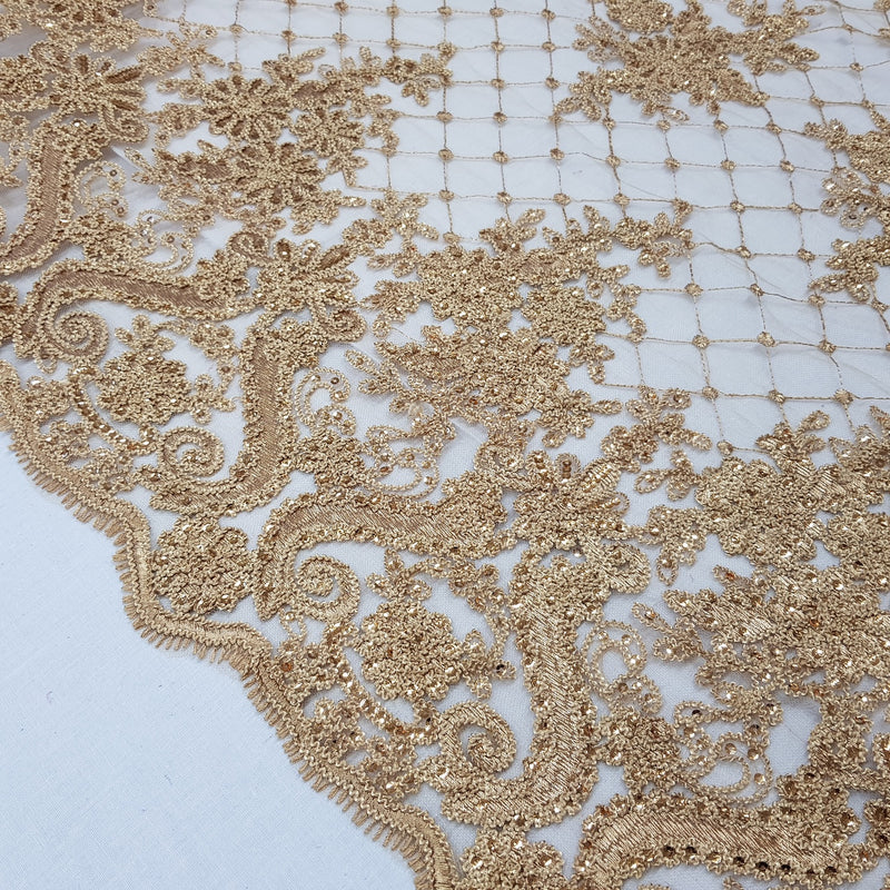 Embroidery Coco Fancy Lace Net Dress Fabric