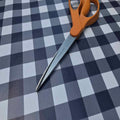 Gingham PVC Oilcloth Table Cloth Fabric