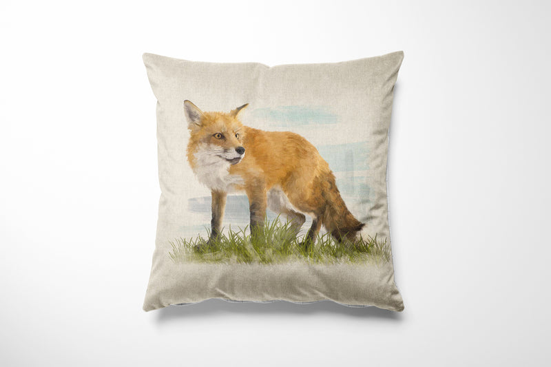 Coussin Photo Panel, Renard