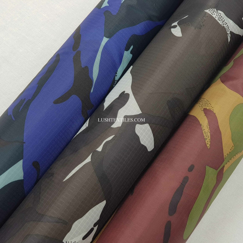 Camouflage Waterproof Ripstop Fabric