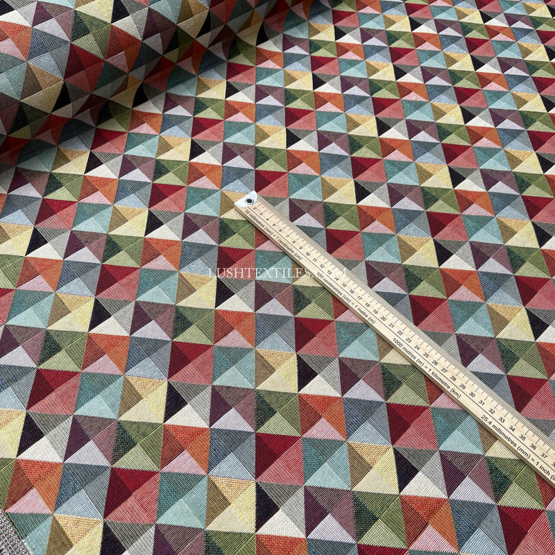 Big Holland Squares Tapestry Upholstery Fabric