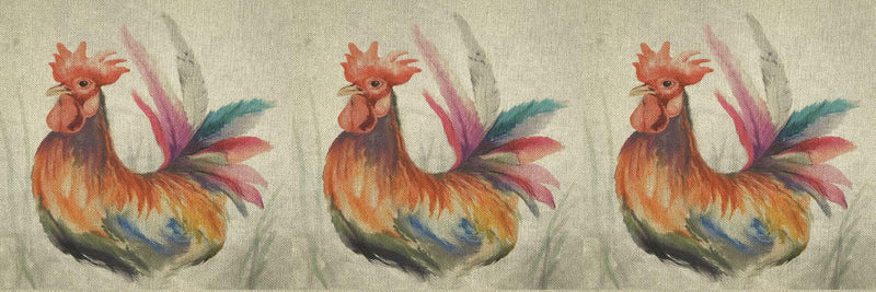 Cushion Picture Panel, Rooster