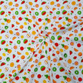 Exotic Fruits Print Rose & Hubble Cotton Poplin Fabric