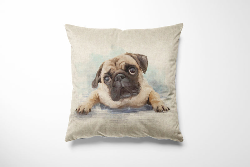 Cushion Picture Panel, Pugs