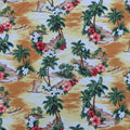 100% coton Hawaiian Palm Trees Hawaii Island Summer Dress T-Shirt Fun Fabric