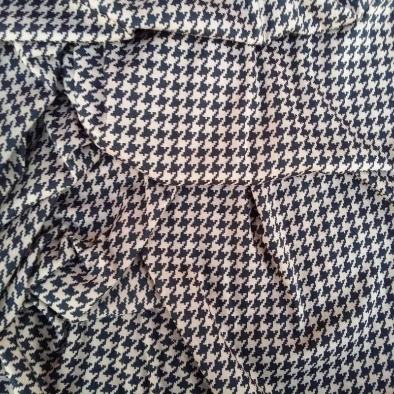 Dogtooth Jersey Stretch Spandex Fabric