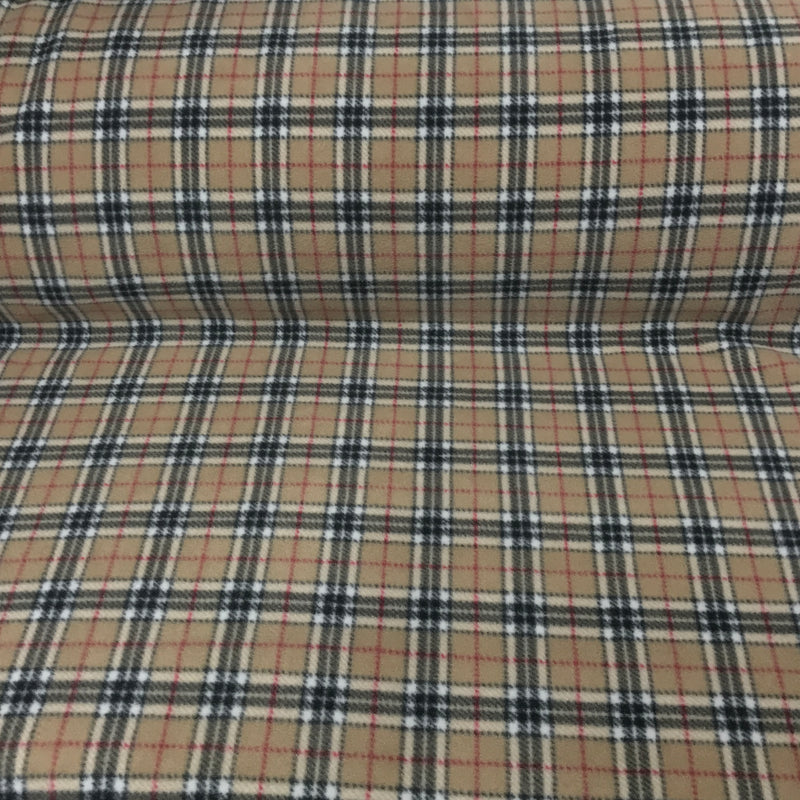 Tartan Checks Cuddle Anti Pill Polar Fleece Fabric