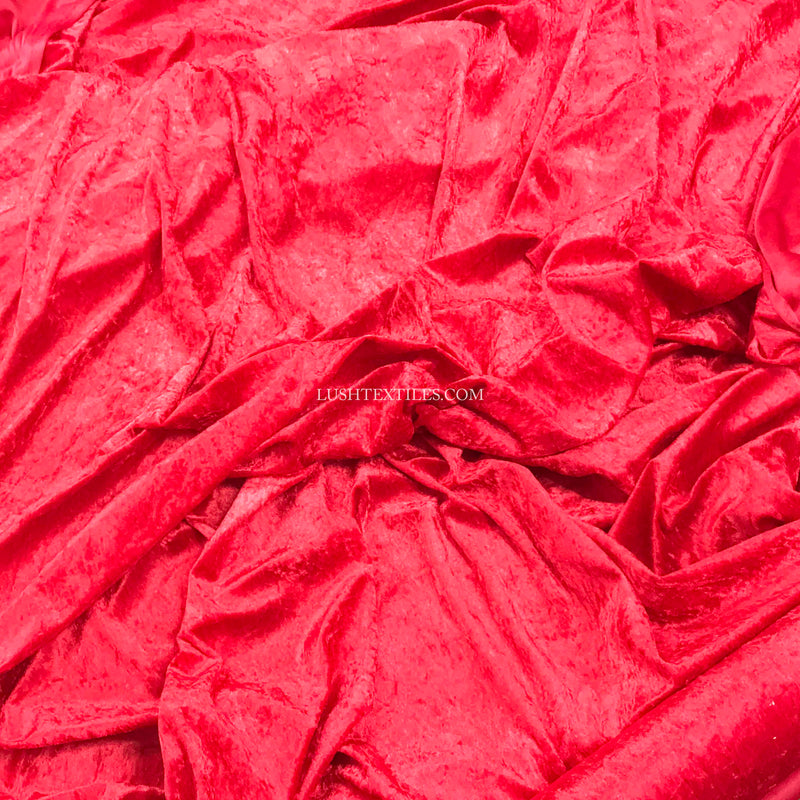 Crushed Velvet Velour Dress Fabric