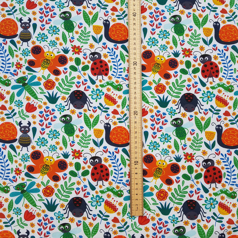 Ladybird And Friends Polycotton Fabric