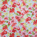 Summer Floral Flowers Cotton Poplin