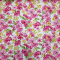 Summer Floral Flowers Cotton Poplin