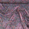 Damask Vintage Tissue Voile Fabric