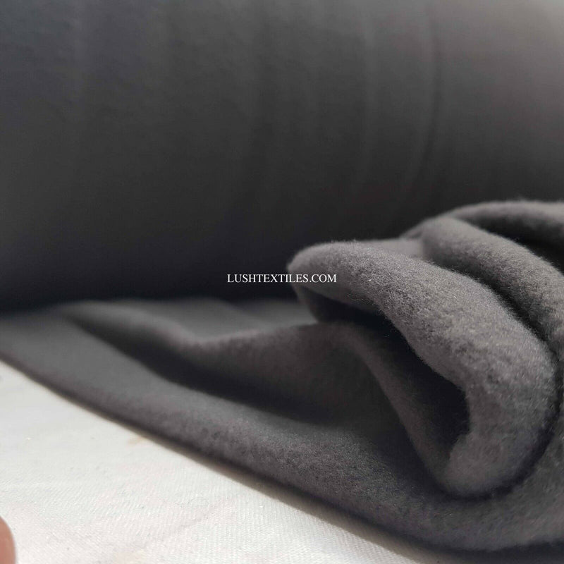 DARK GREY Fleece SOFT Craft Fabric Blankets Gym Dress Hoodies Kids Toys Dog Beds