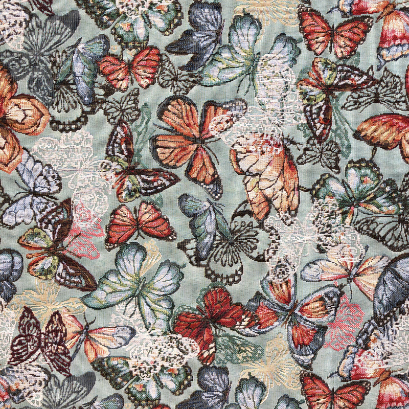 Butterfly Print Tapestry Upholstery Fabric