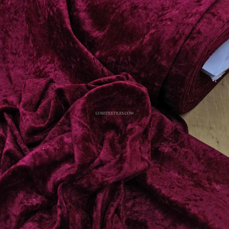 Crushed Velvet Velour Dress Fabric