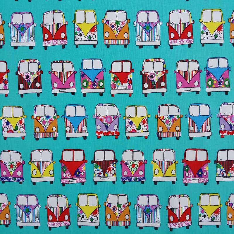 Camper Vans Rose & Hubble Cotton Poplin Dress Fabric