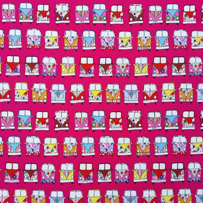 Camper Vans Rose & Hubble Cotton Poplin Dress Fabric