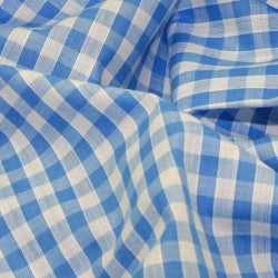 Gingham 1/4" Checks Polycotton Dress Craft Fabric