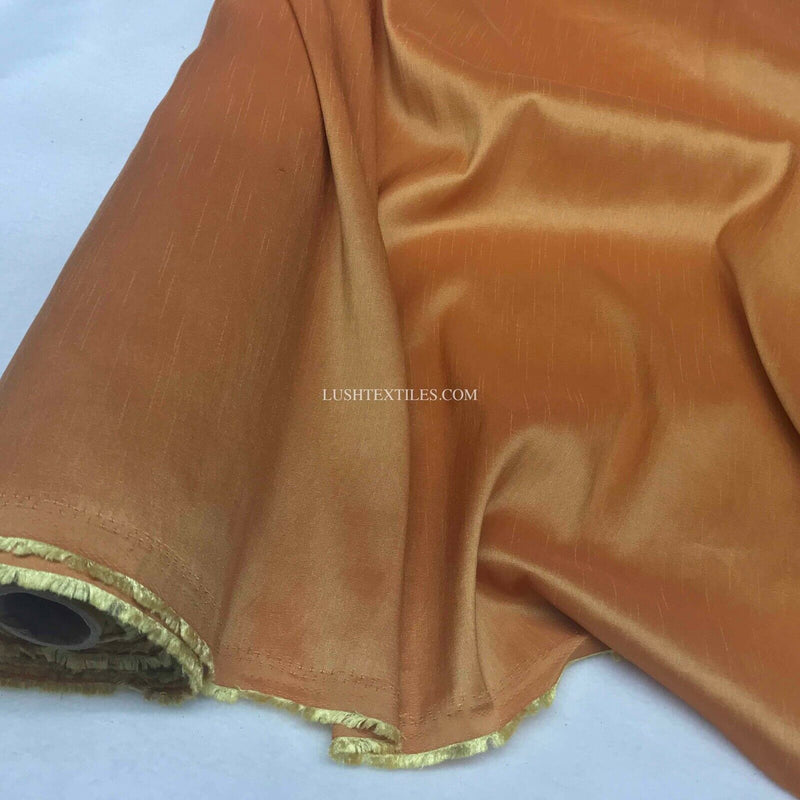 GOLD Faux Silk Slub Taffeta Fabric Wedding Dress Waistcoats Evening Party Wear