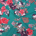 Floral Flowers Print 4 Way Stretch Swim Wear Jersey Dress Fabric 150 cm JOB LOT