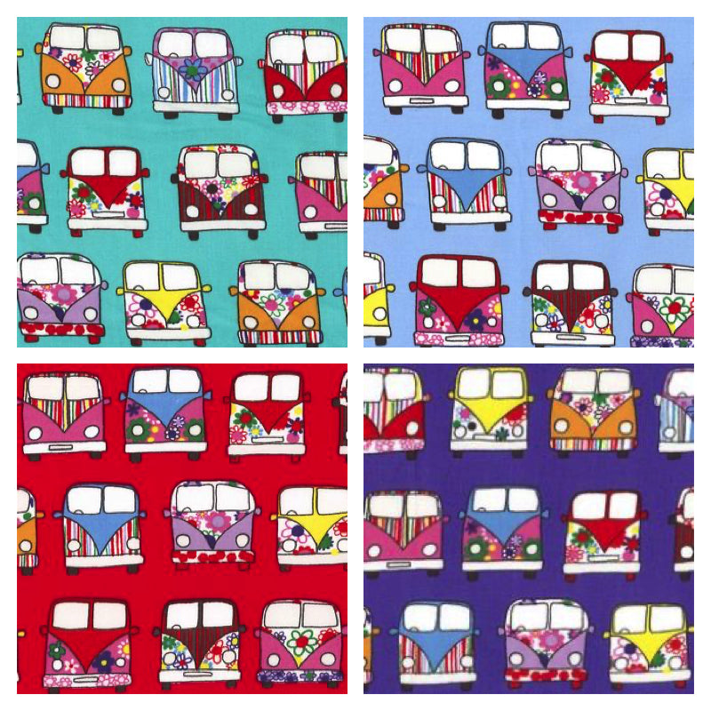 Camper Vans Rose & Hubble Cotton Poplin Dress Fabric