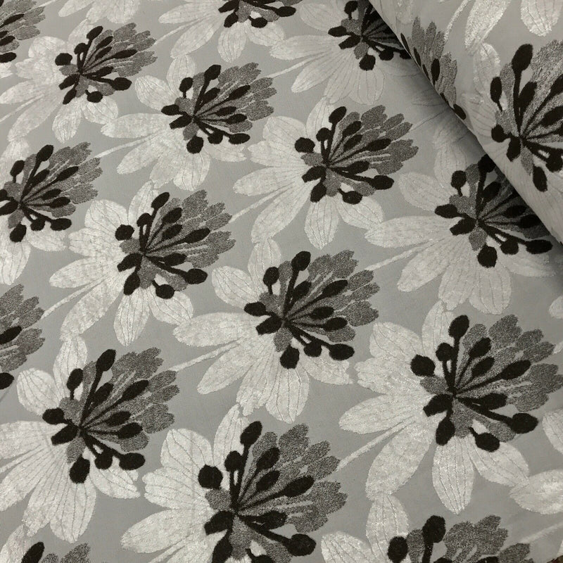 Brown Floral Flowers Designer Tapisserie d'ameublement Coussin Tissu Stores Royaume-Uni BON MARCHÉ