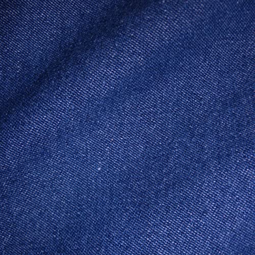 Nortex Mill Medium Blue 100% Cotton Fabric 8oz Washed Denim (Per Metre)