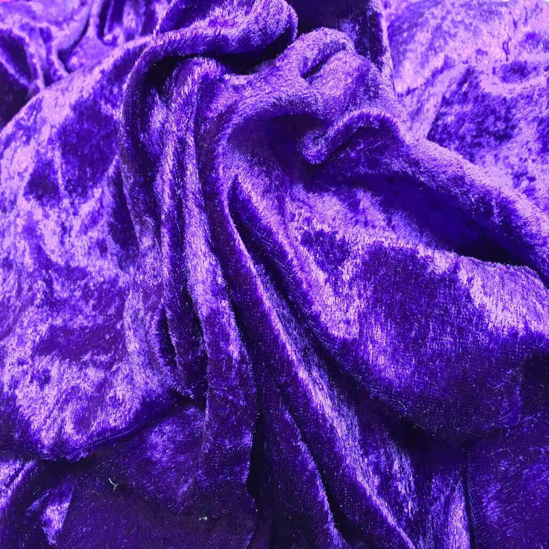 Crushed Velvet Fabric Upholstery Material Premium Stretch Craft 150cm Wide