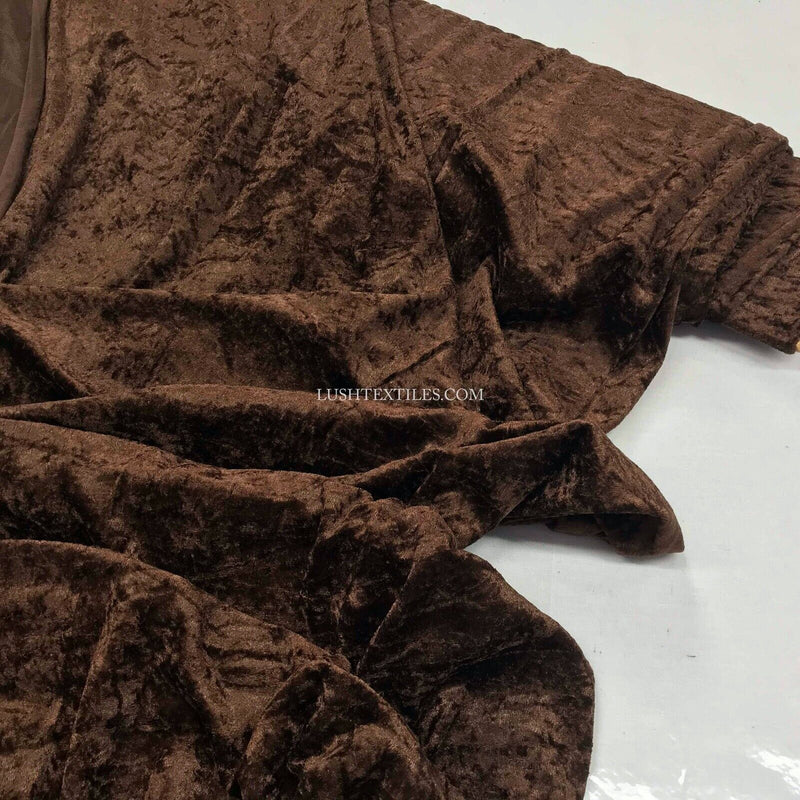 Crushed Velvet Fabric Upholstery Material Premium Stretch Craft 150cm Wide