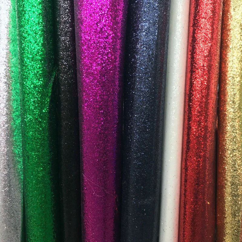 Chunky Glitter Vinyl Fabric