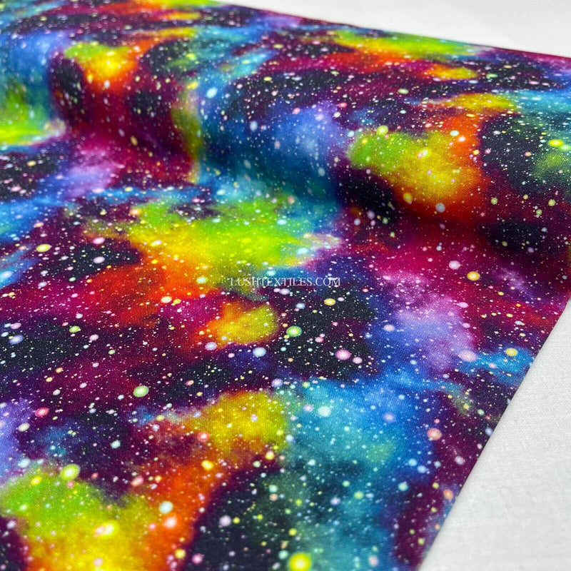 100% coton arc-en-ciel tissu galaxie espace planètes astrologie rideaux Star Wars