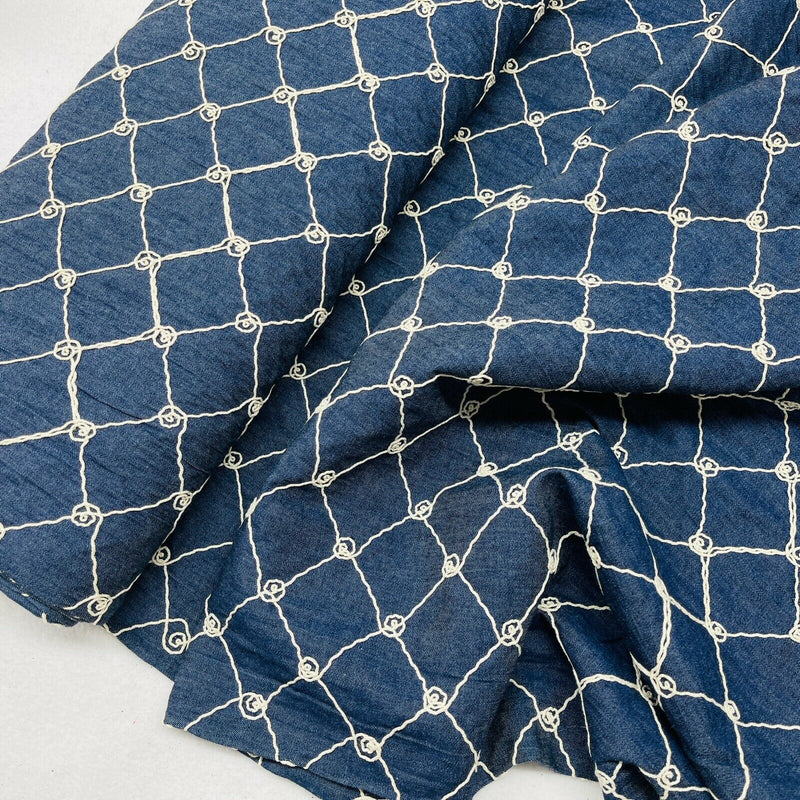 5 oz bleu indigo à motifs denim coton denim tissu jeans sacs à main enfants vêtements