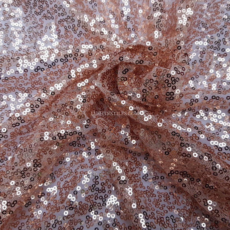 Paillettes sur l'ensemble du tissu net