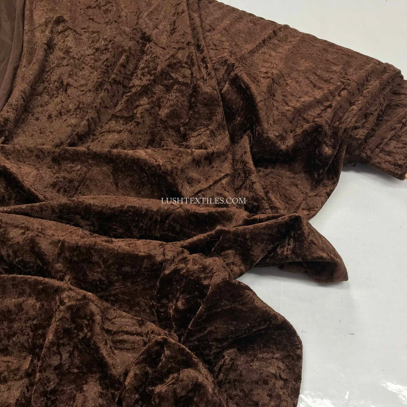 Crushed Velvet Velour Dress Fabric