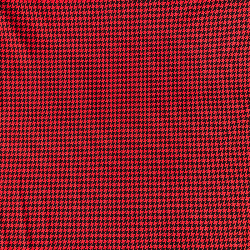 Dogtooth Jersey Stretch Spandex Fabric