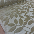 Tapisserie d'ameublement en tissu de rideau en velours pelucheux Chenille feuille 'Henley'