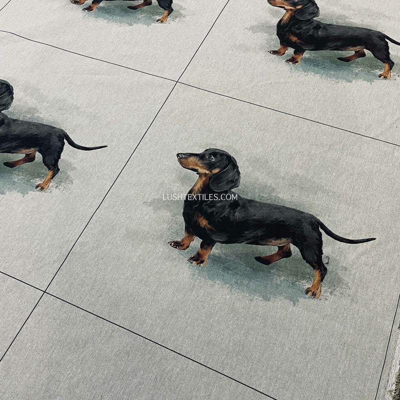 Cushion Picture Panel, Dachshund Dogs