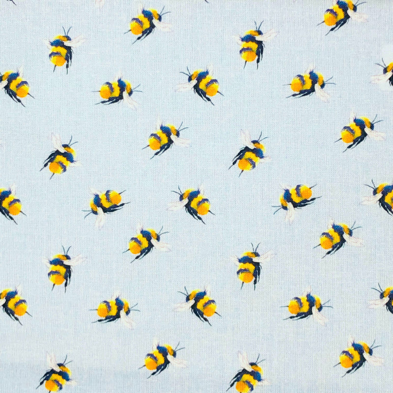 Crafty Bumble Bee Buzzy Bumblebee 100% Cotton Fabric