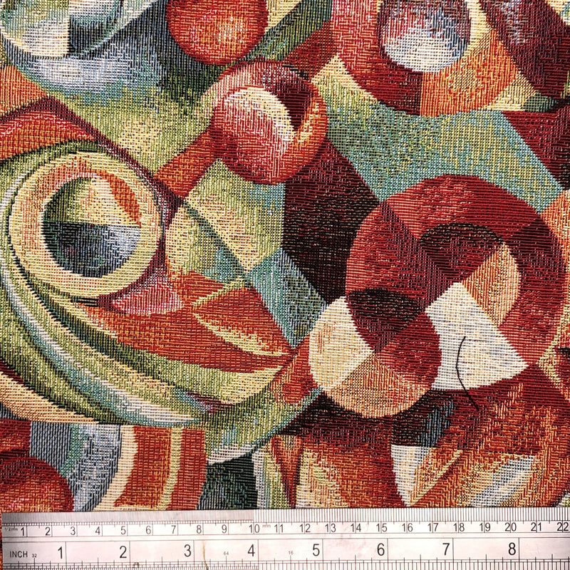 Designer Picasso Abstract Tapestry Upholstery Fabric