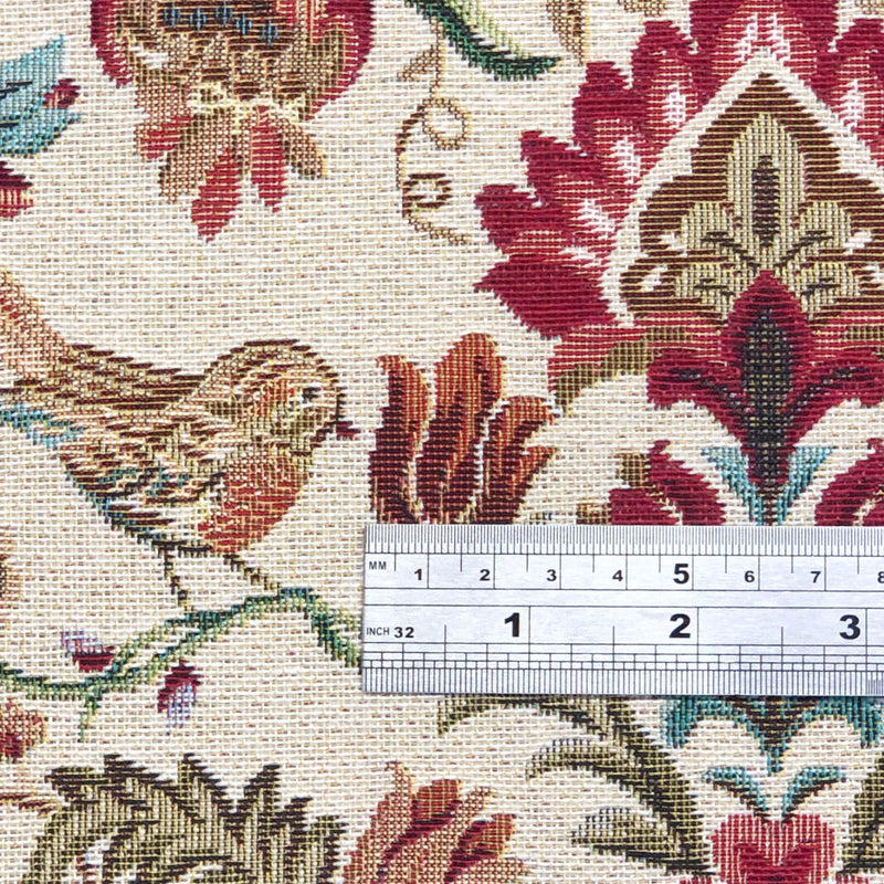 Designer Birds William Tapestry Upholstery Fabric