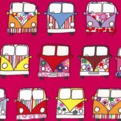 Camper Vans Rose & Hubble Cotton Poplin Dress Fabric