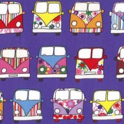 Camper Vans Rose & Hubble Cotton Poplin Dress Fabric