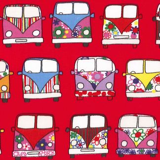 Camper Vans Rose & Hubble Cotton Poplin Dress Fabric