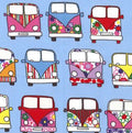 Camper Vans Rose & Hubble Cotton Poplin Dress Fabric