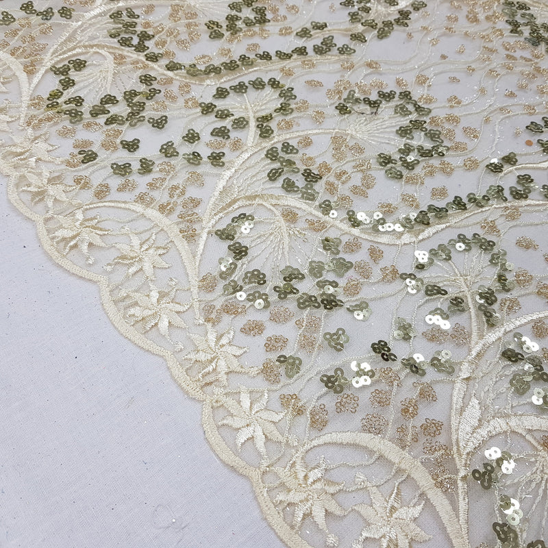 Embroidery 'Bling' Fancy Lace Net Dress Fabric