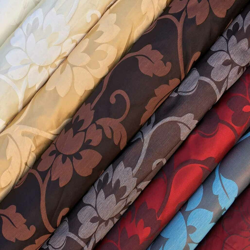 Floral Flowers Curtain Brocade Furnishing Upholstery Cushions Quilting Fabric