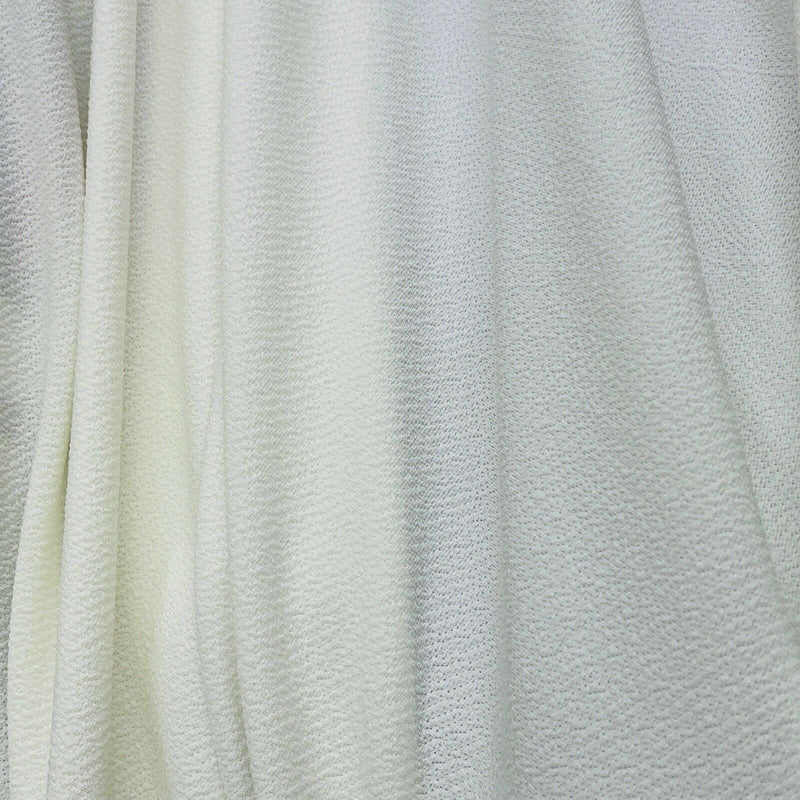 Cream Stretch Cotton Viscose CREPE Jersey Abaya / Leotards Dress Fabric 150 cm