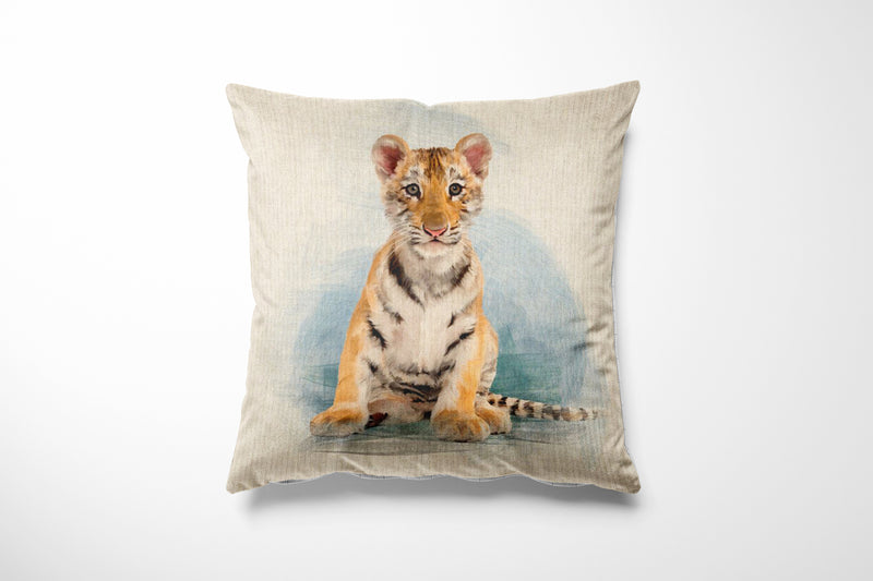 Cushion Picture Panel, Tiger Cup